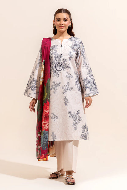 Beechtree Stitch Printed Lawn 3PC