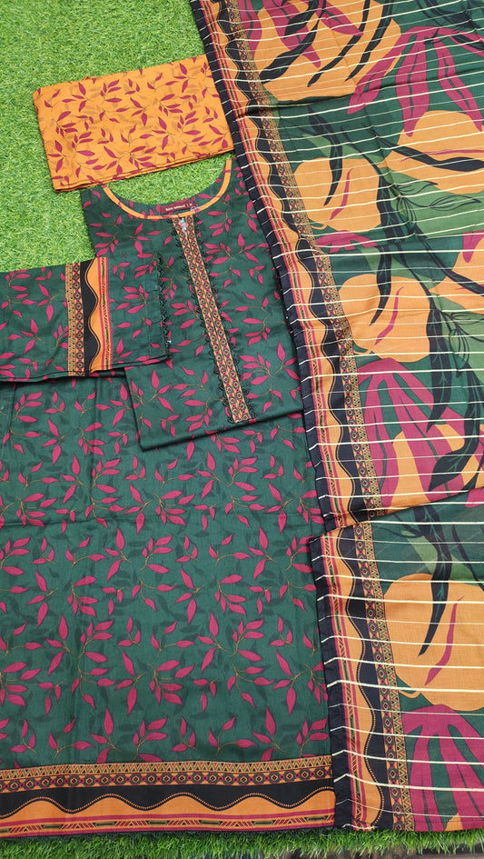 Bin Saeed Digital Printed Lawn 3PC