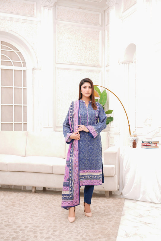 Printed | Khaddar | 3PC