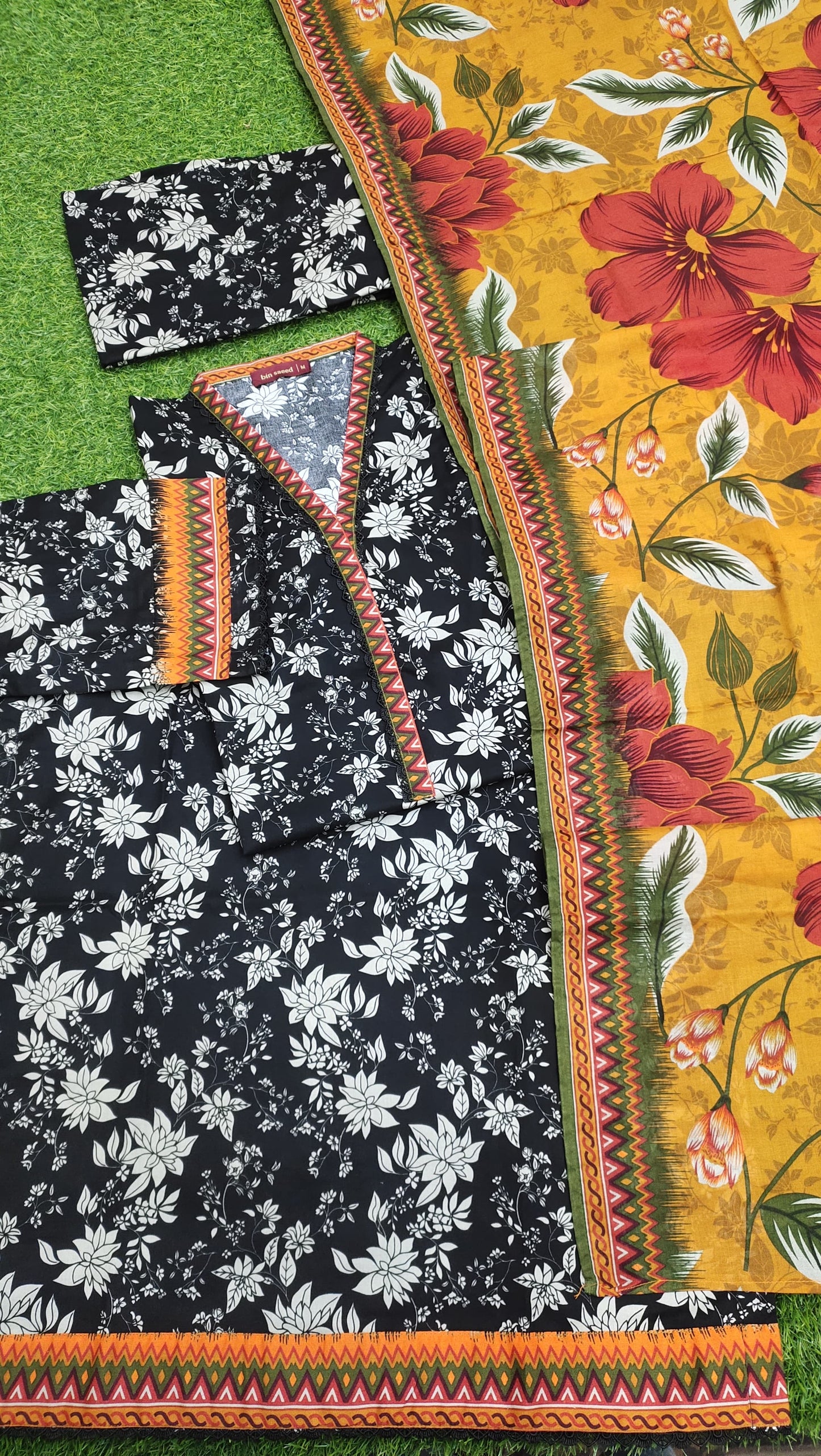 Bin Saeed Digital Printed Lawn 3PC
