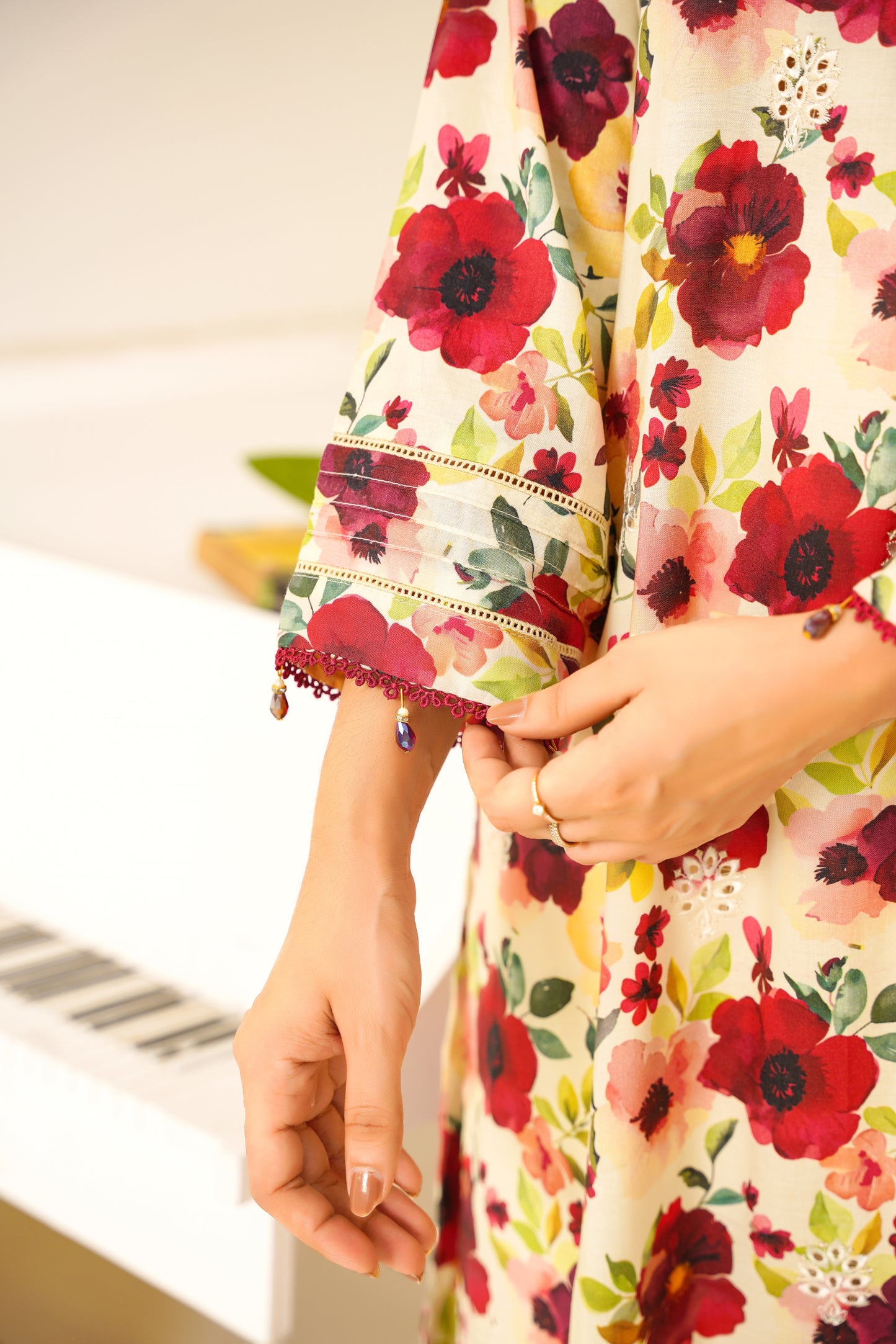 Embroidered Linen 3PC