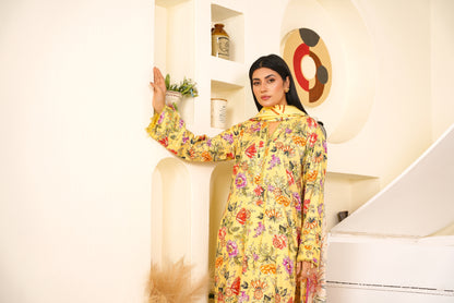Mirari | Embroidered | Linen-3PC