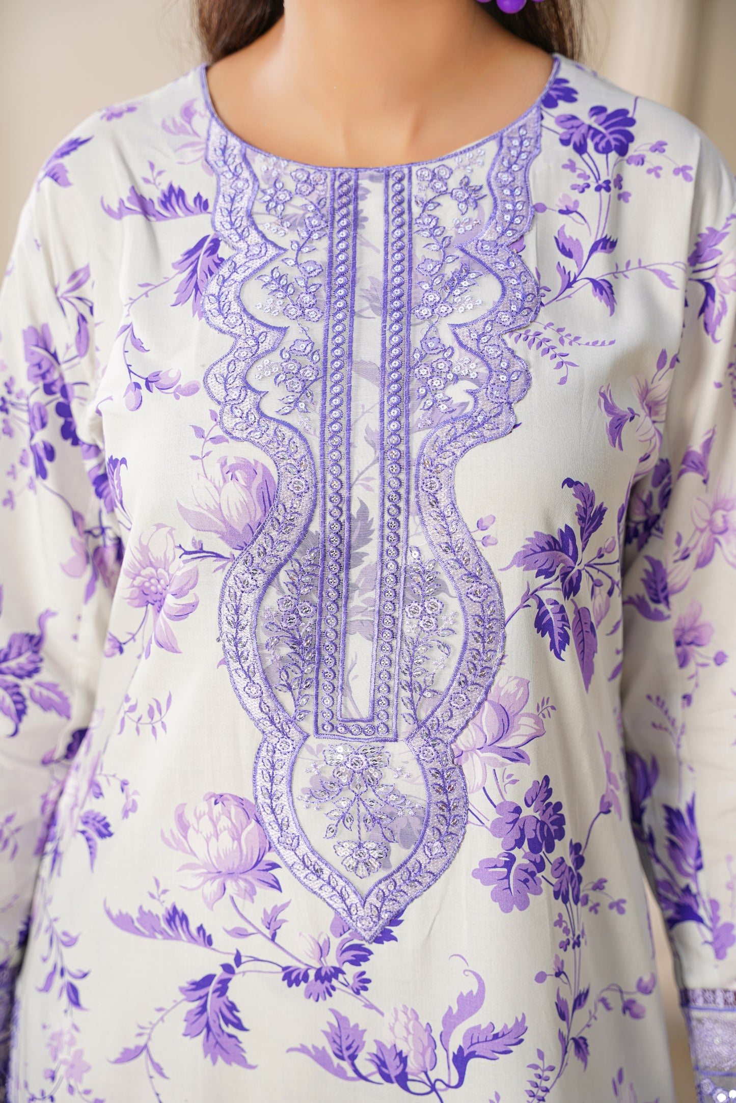 Embroidered Linen 3PC