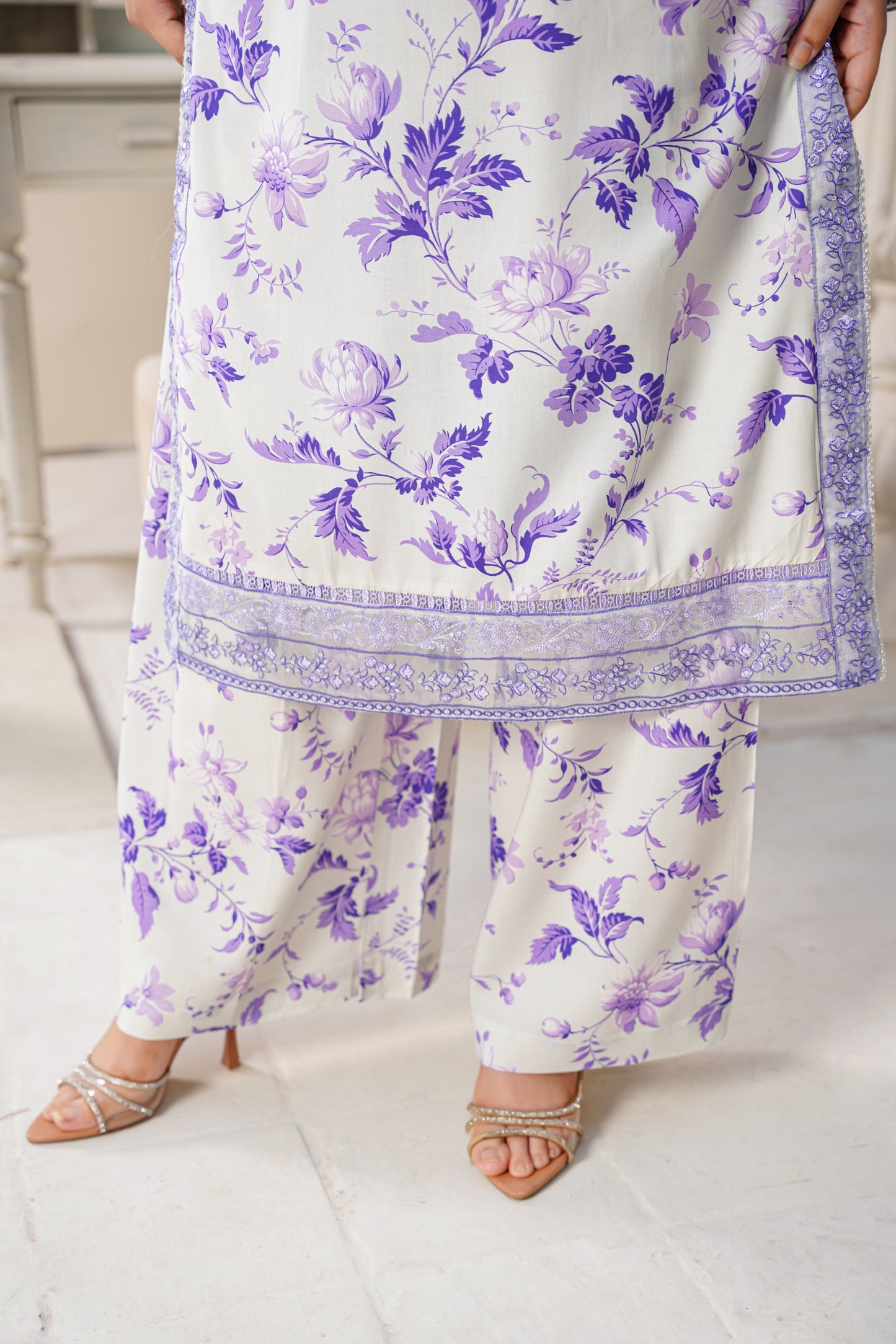 Embroidered Linen 3PC