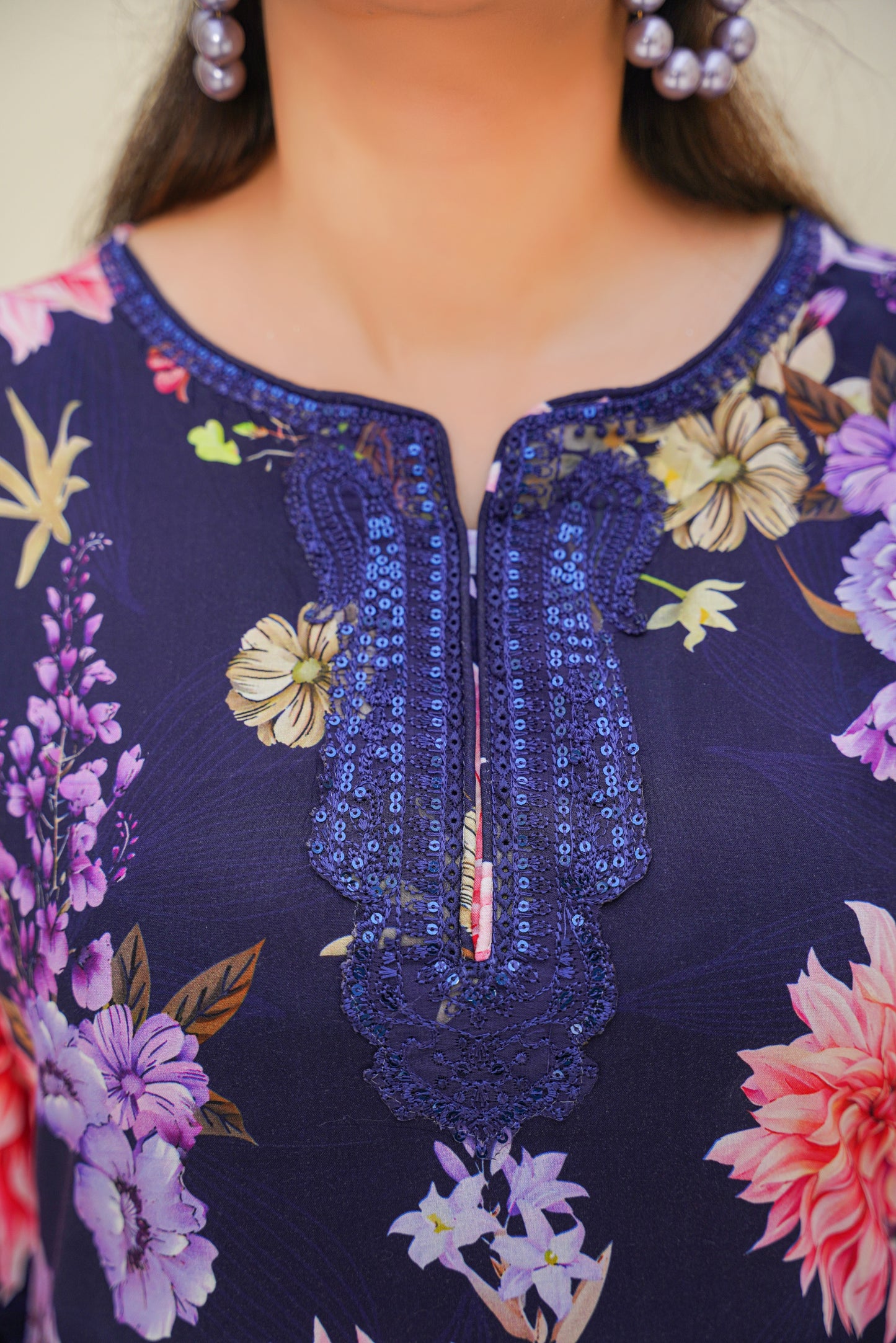 Embroidered Linen 3PC