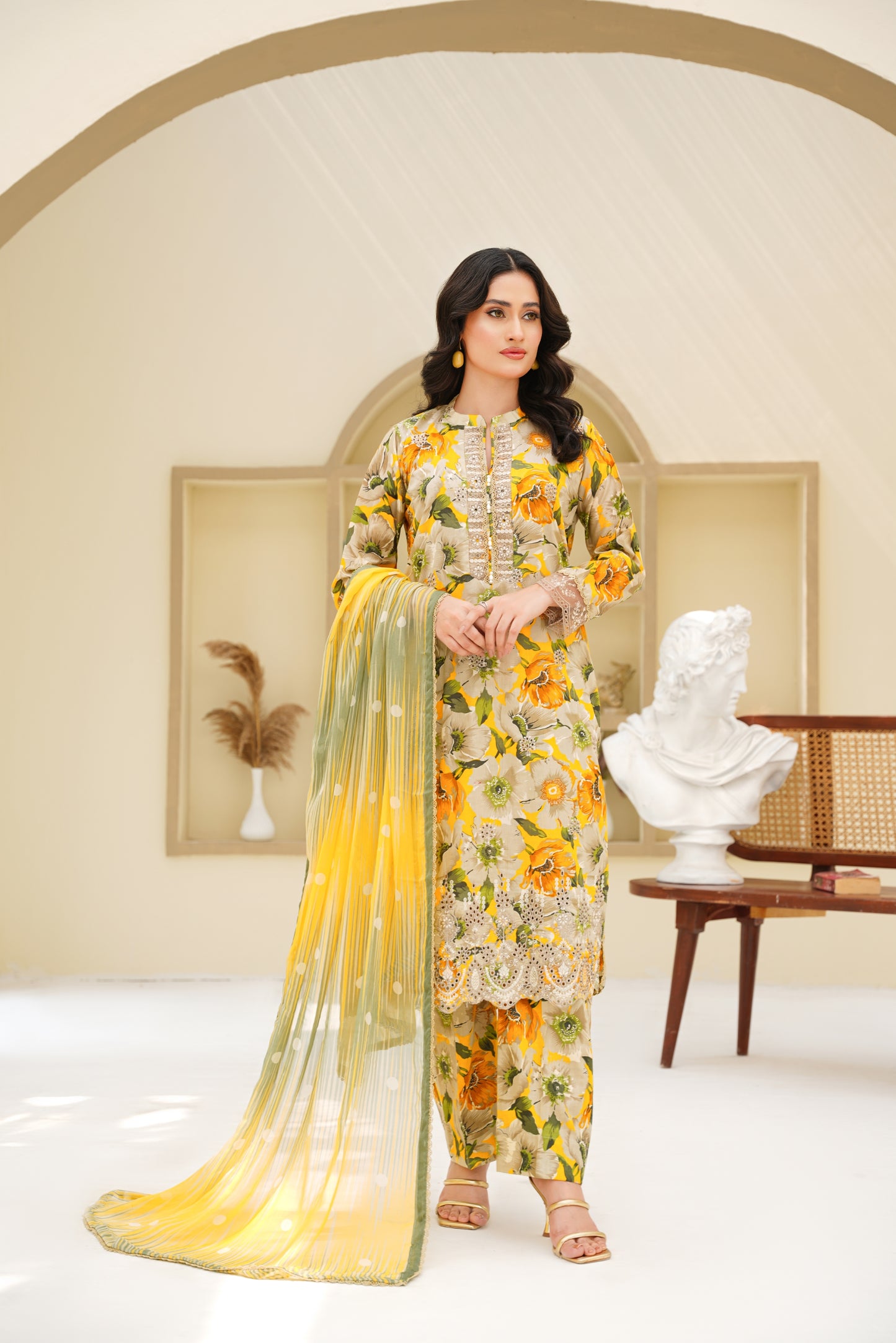 Embroidered Lawn 3PC