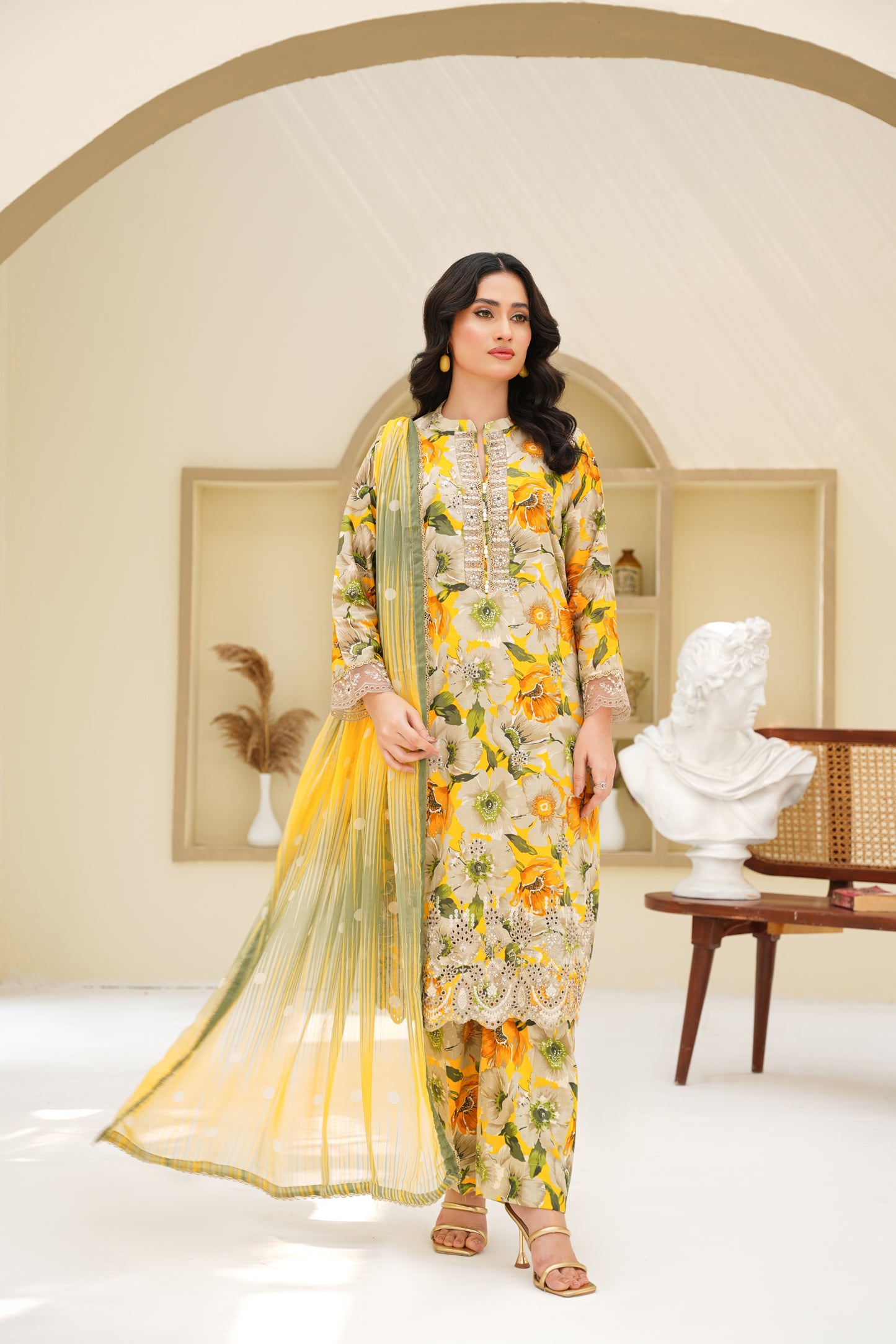 Embroidered Lawn 3PC