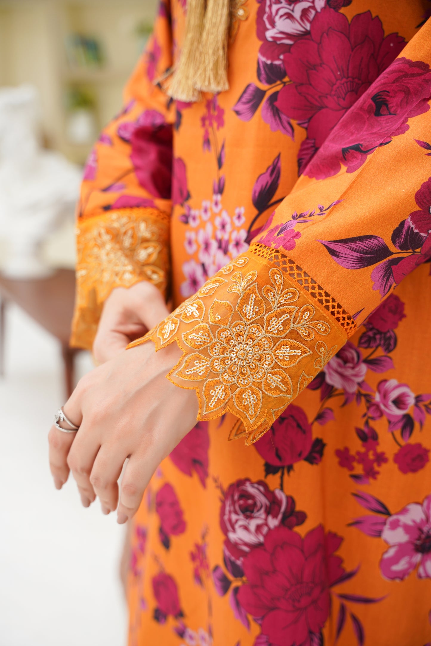 Embroidered Linen 3PC
