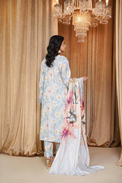 Mirari | Embroidered | Linen-3PC