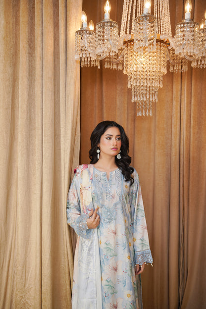 Mirari | Embroidered | Linen-3PC