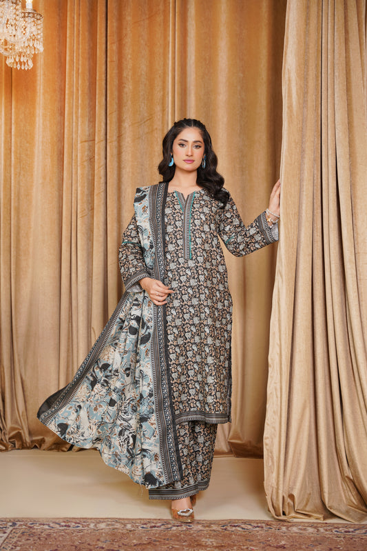 Printed | Khaddar | 3PC
