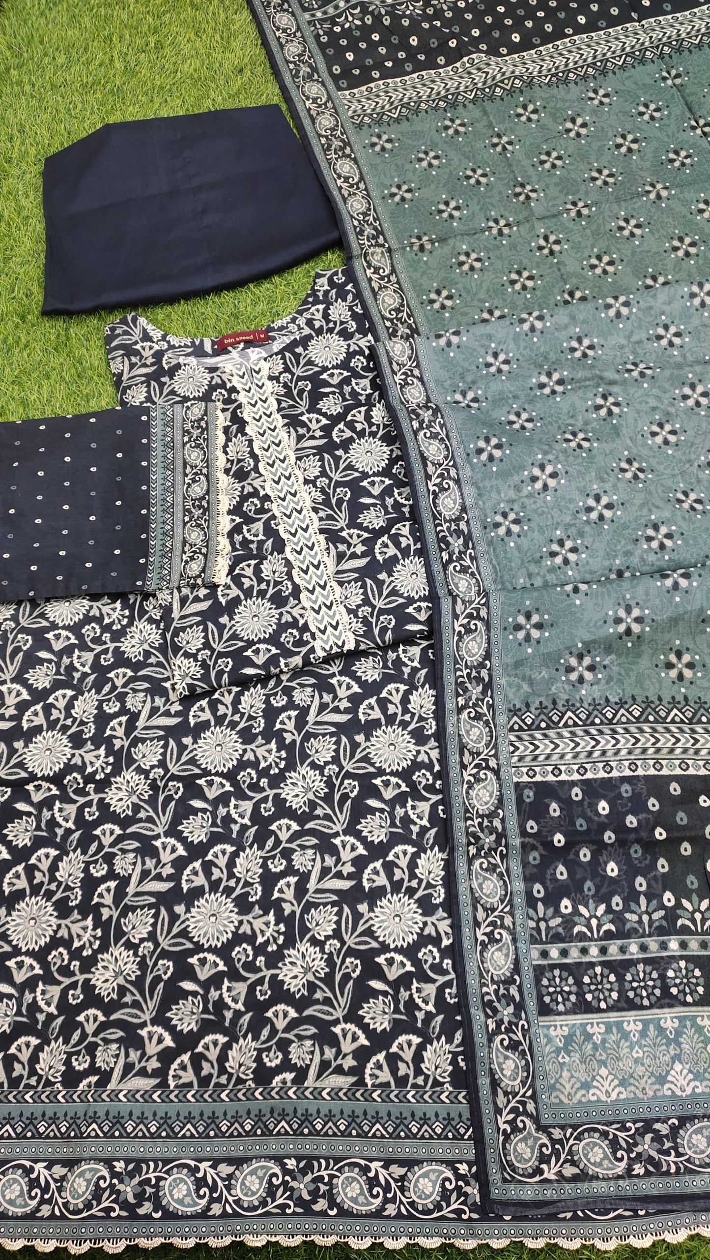 Bin Saeed Digital Printed Lawn 3PC