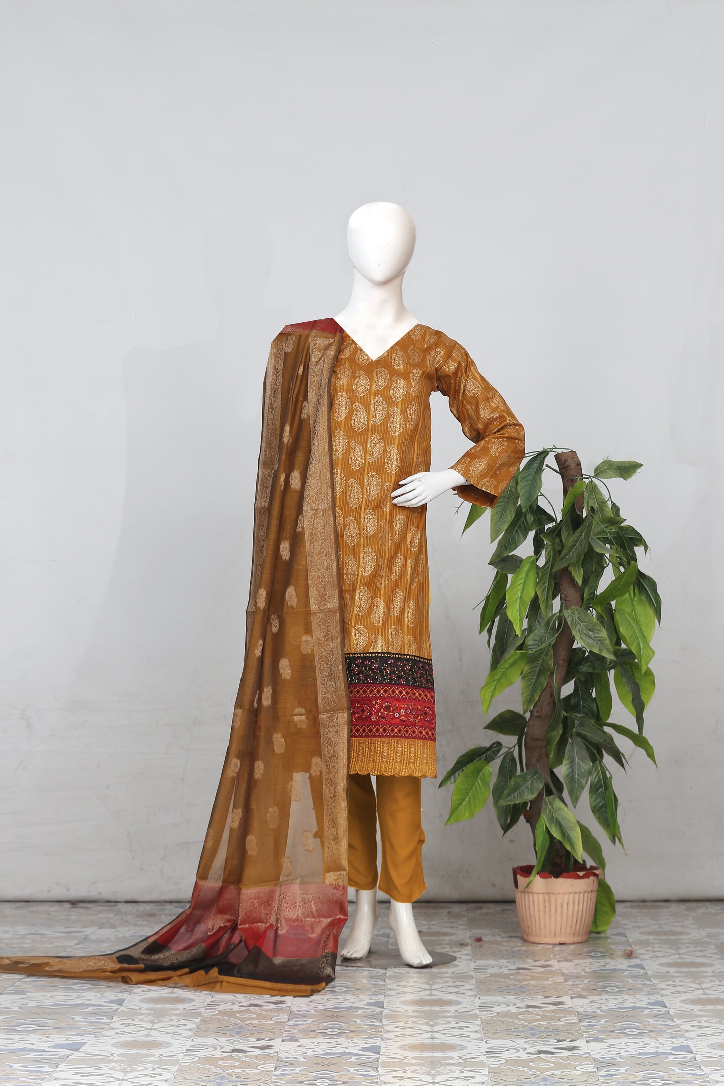 Satrangi | Embroidered 3PC