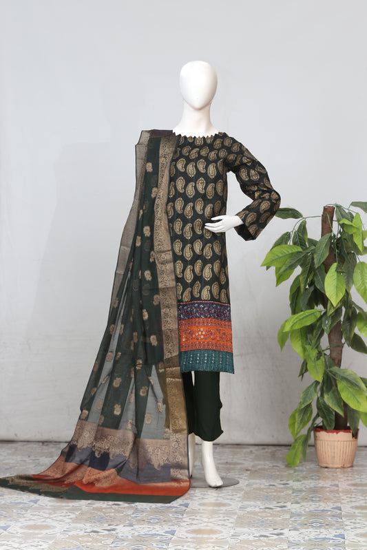 Satrangi | Embroidered 3PC