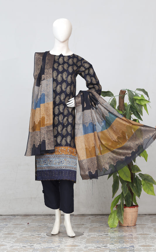 Satrangi | Embroidered 3PC
