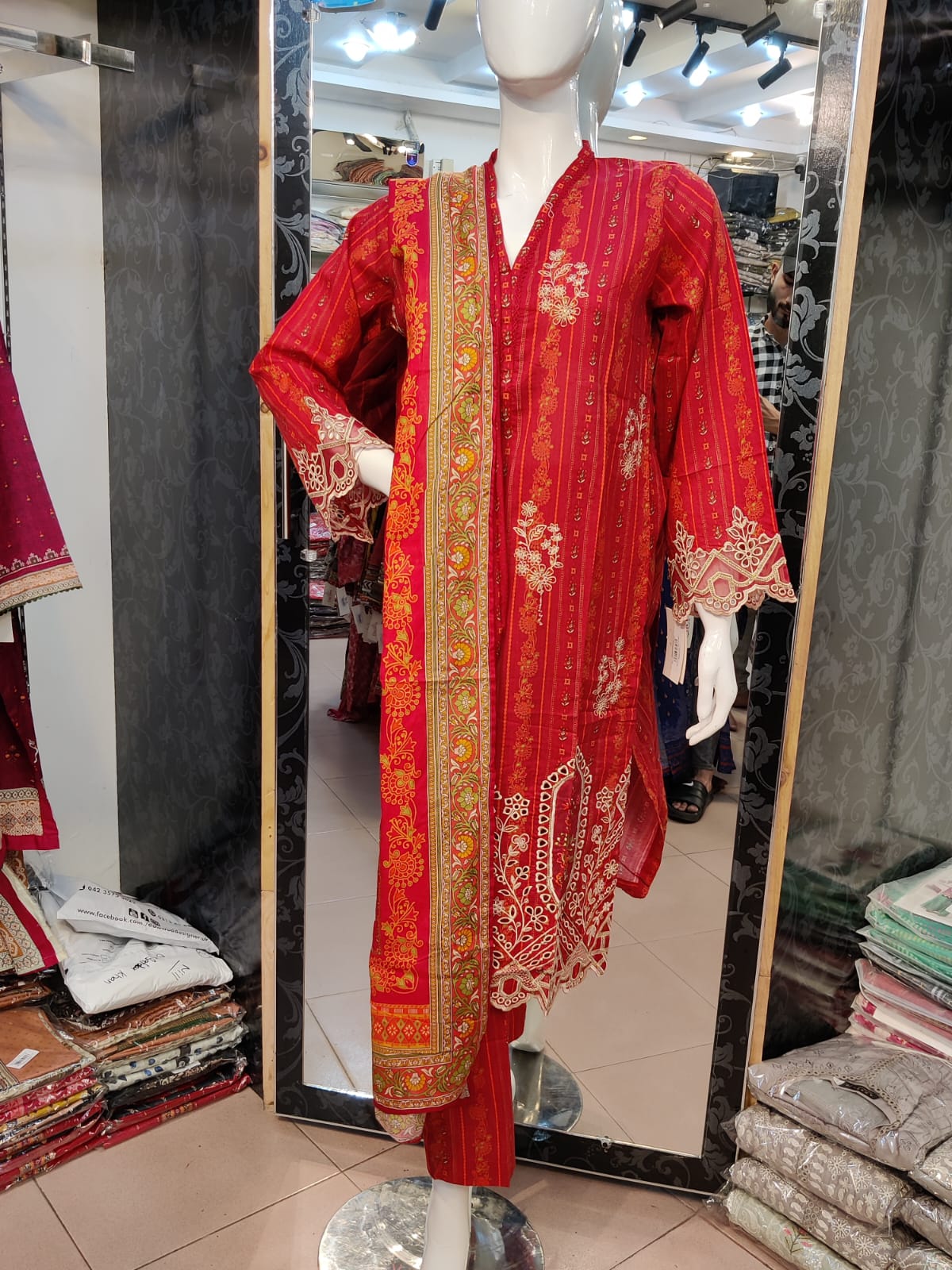 BS Dhaga Kari Lawn-3PC
