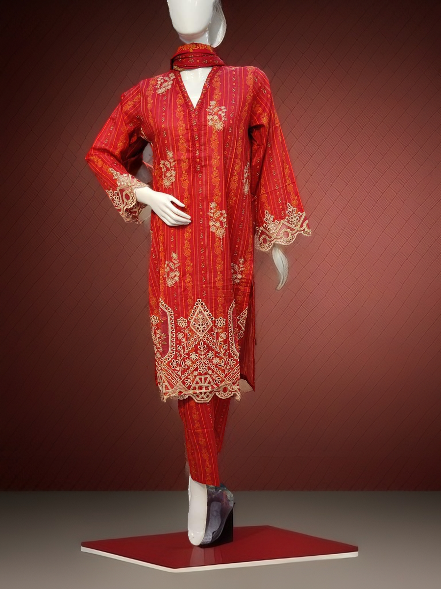 BS Dhaga Kari Lawn-3PC