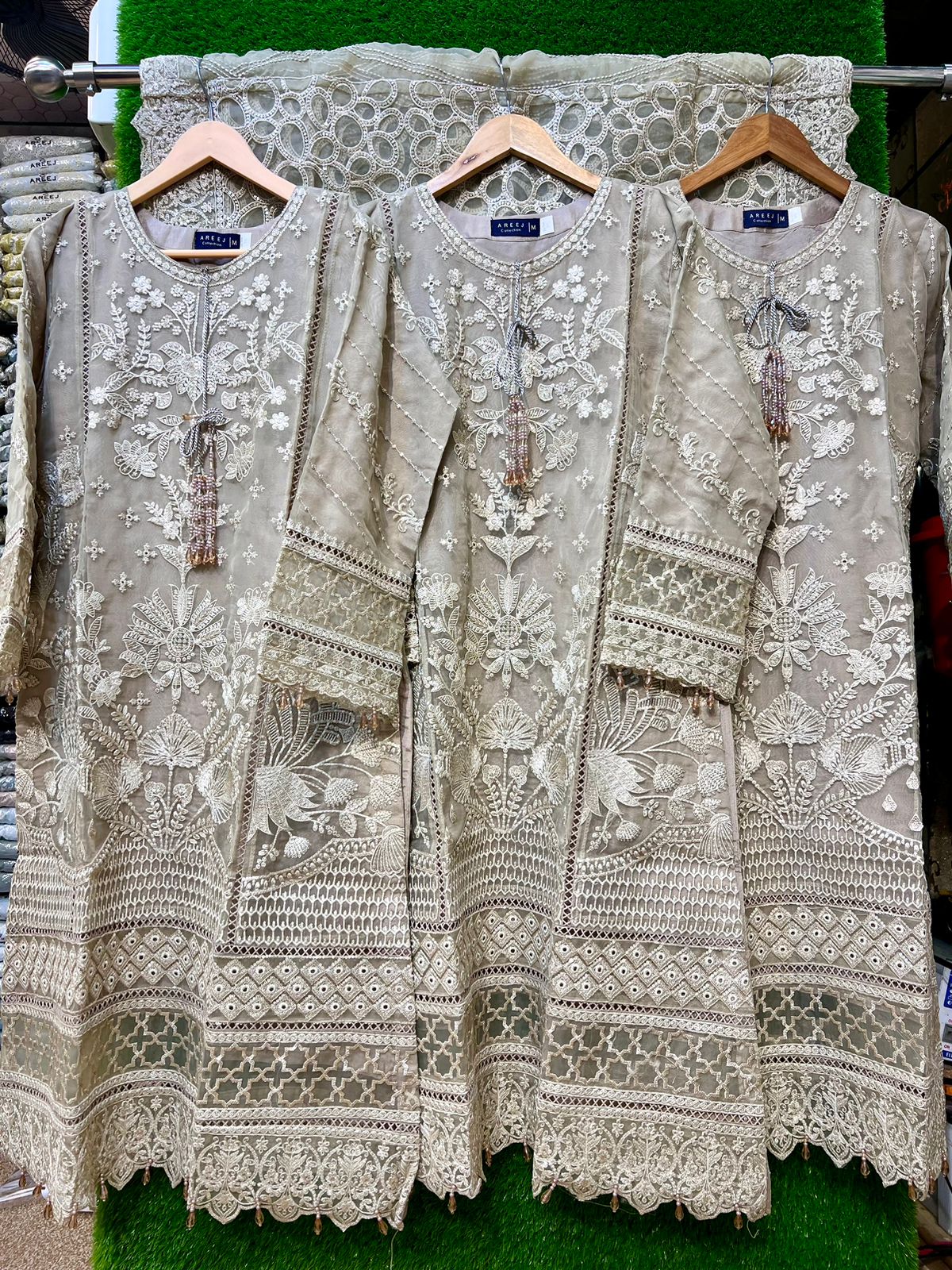 Areej Luxury Organza AA78-3PC