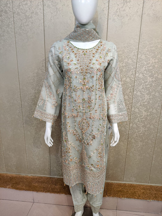 Areej Luxury Organza AA80-3PC