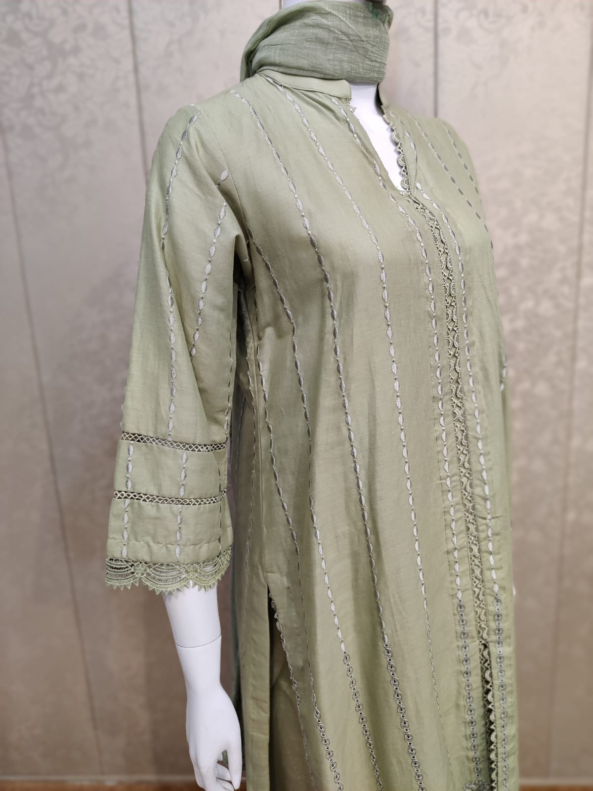 Mirari 3-Piece All over Chikenkari Embroidered Lawn Collection