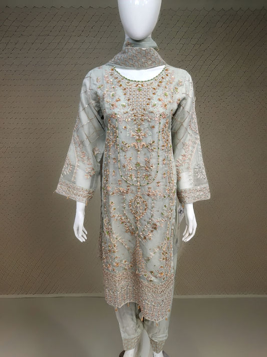 Areej Luxury Organza AA80-3PC