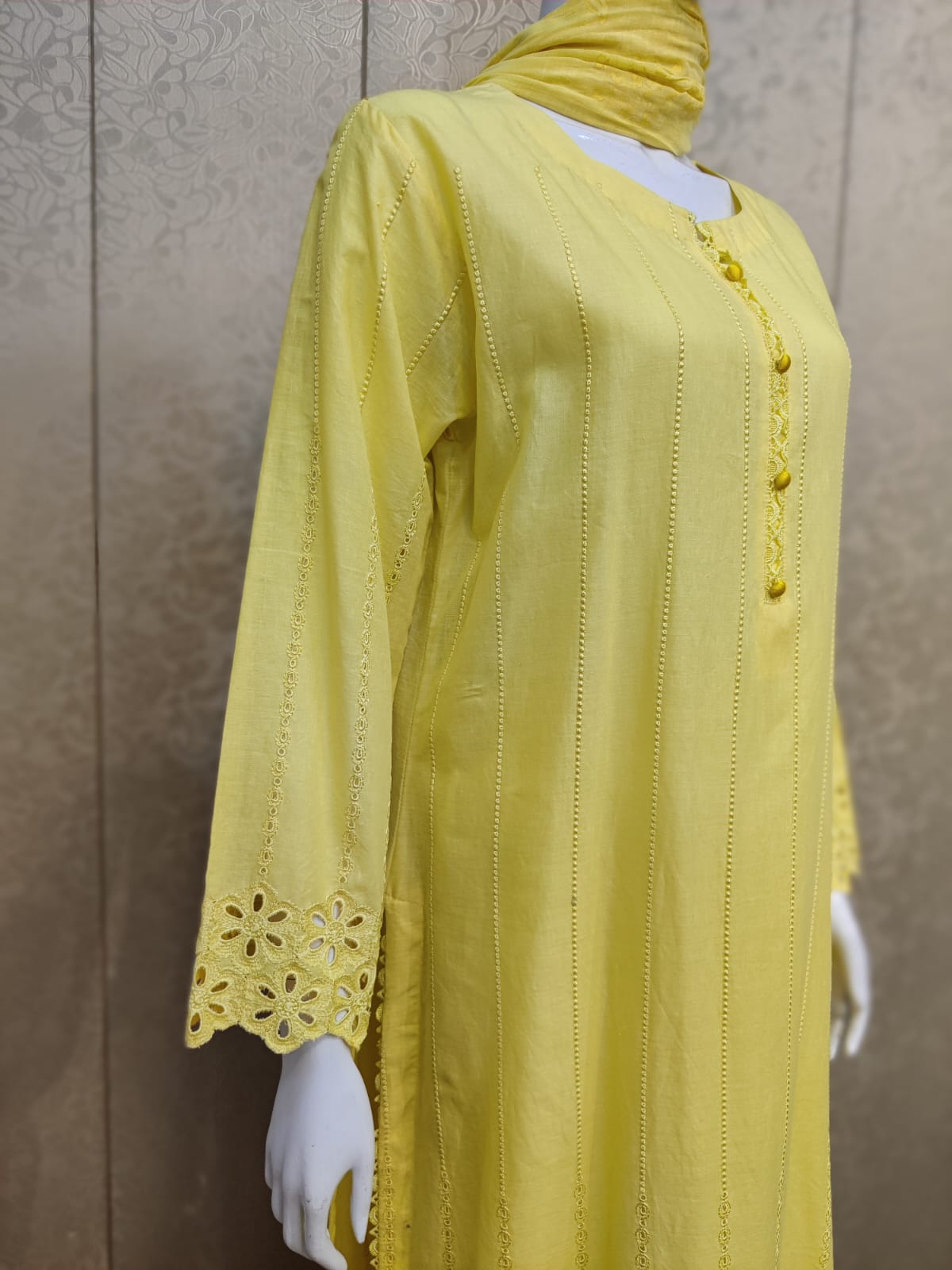 Mirari 3-Piece All over Chikenkari Embroidered Lawn Collection