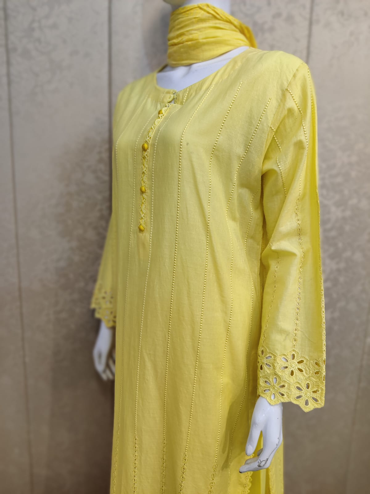 Mirari 3-Piece All over Chikenkari Embroidered Lawn Collection
