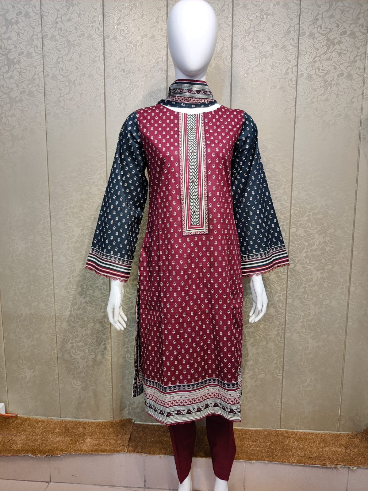 BS Printed Lawn-3PC