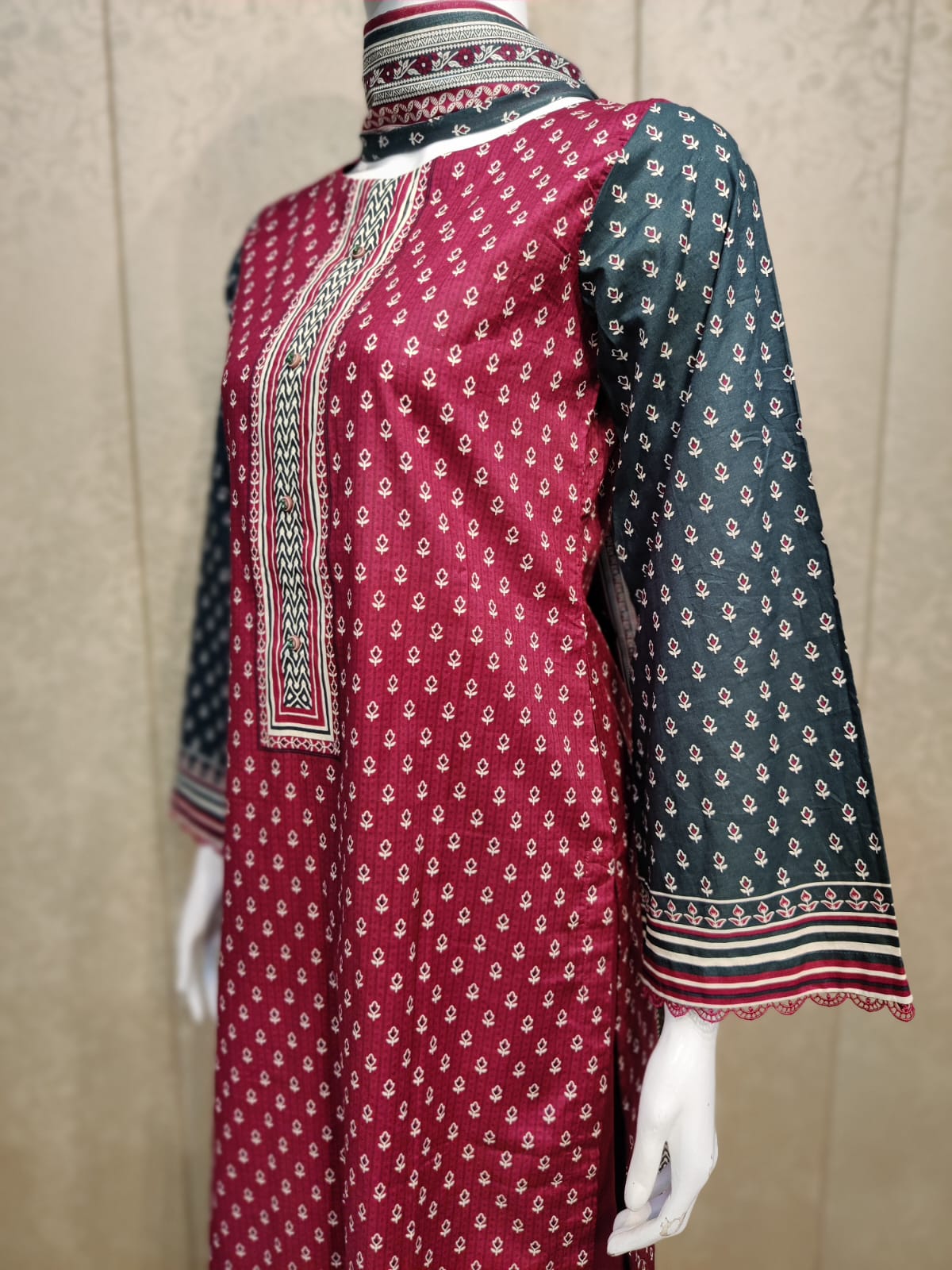 BS Printed Lawn-3PC