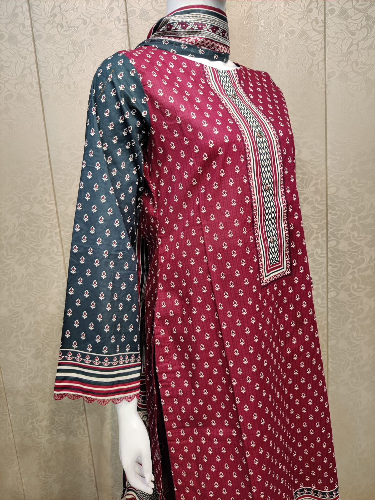 BS Printed Lawn-3PC