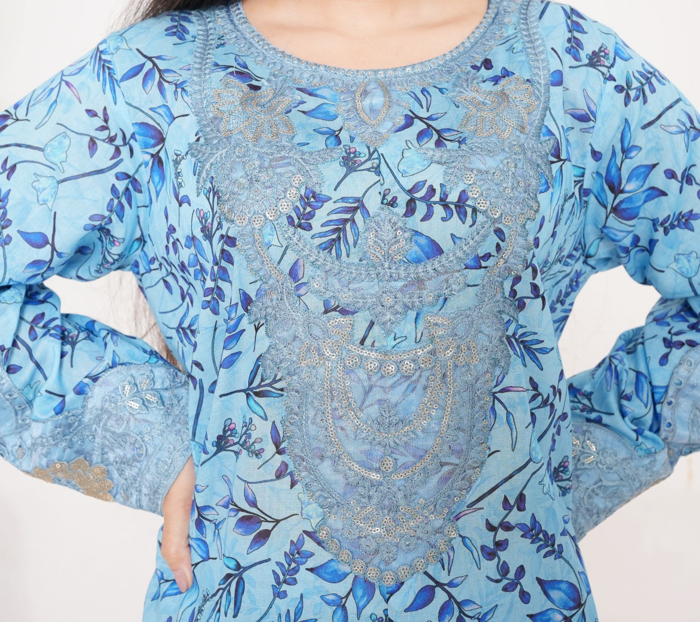 Sapphire Grace – Summer Lawn Collection
