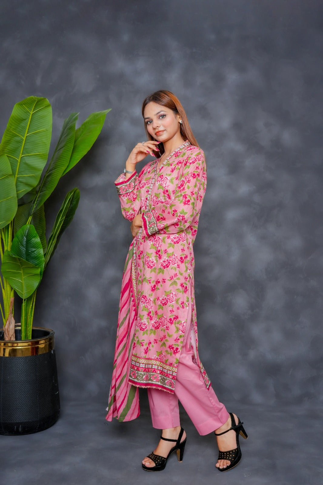 Bin Saeed Digital Printed Lawn 3PC