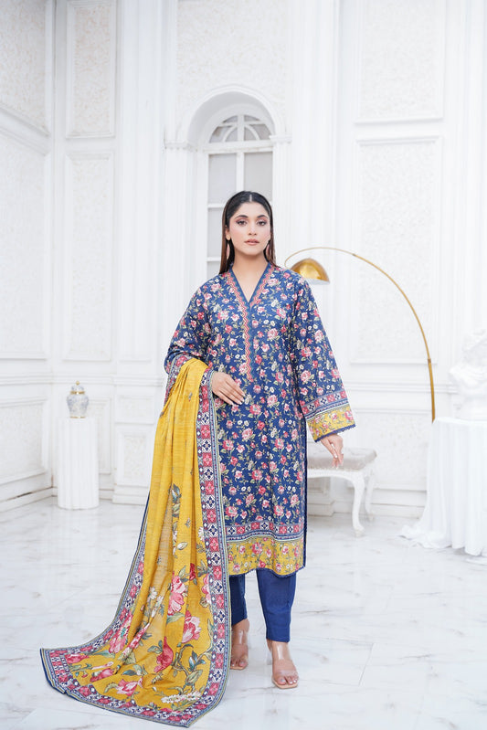 Printed | Khaddar | 3PC