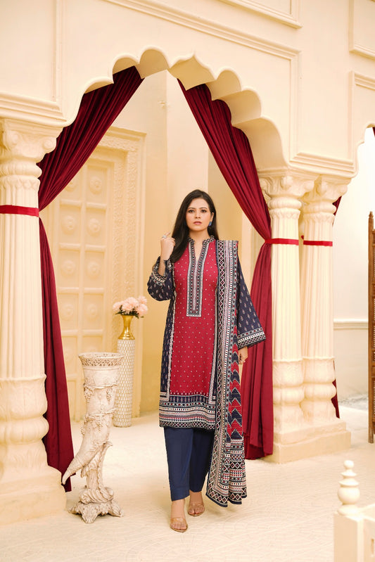 Printed | Khaddar | 3PC