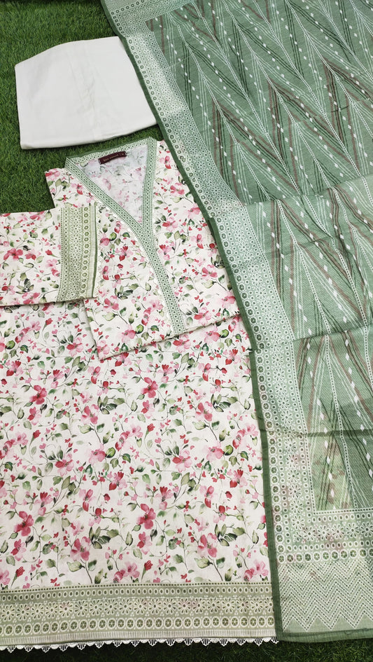 Bin Saeed Digital Printed Lawn 3PC